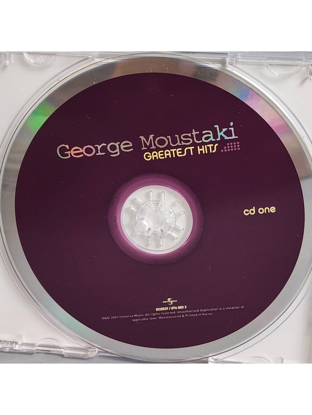 George Moustaki Greatest Hits CD One 2003 Universal Music Korea (Disc Only)